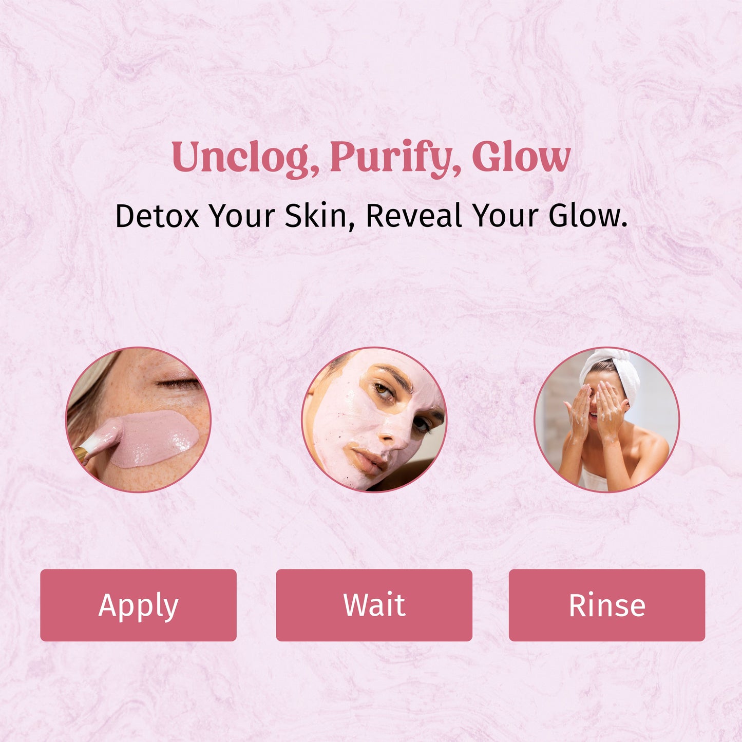 Pink Clay Mask - D Tan Face Mask The Bath and Care