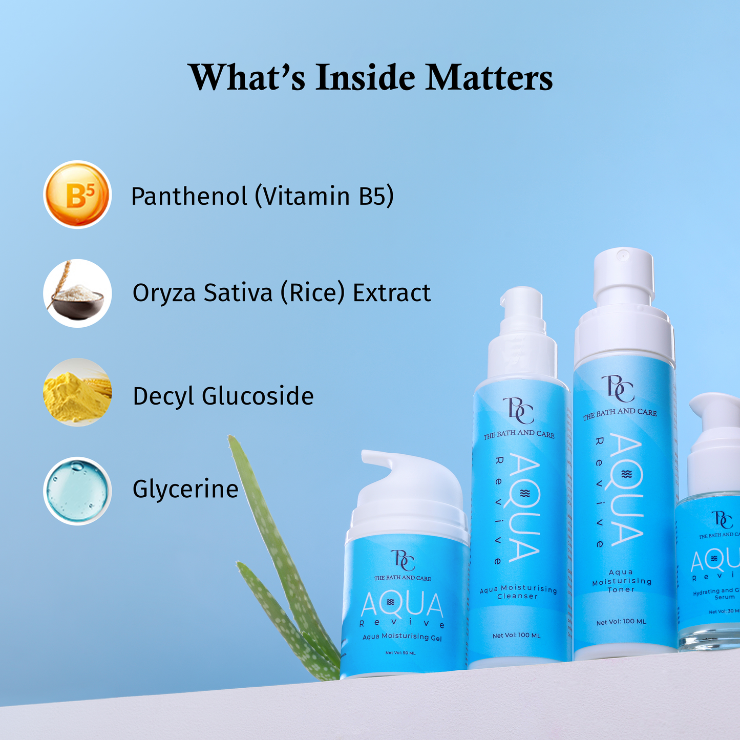 Pure Hydrating Skin Barrier Repair Serum - AQUA REVIVE The Bath And Care