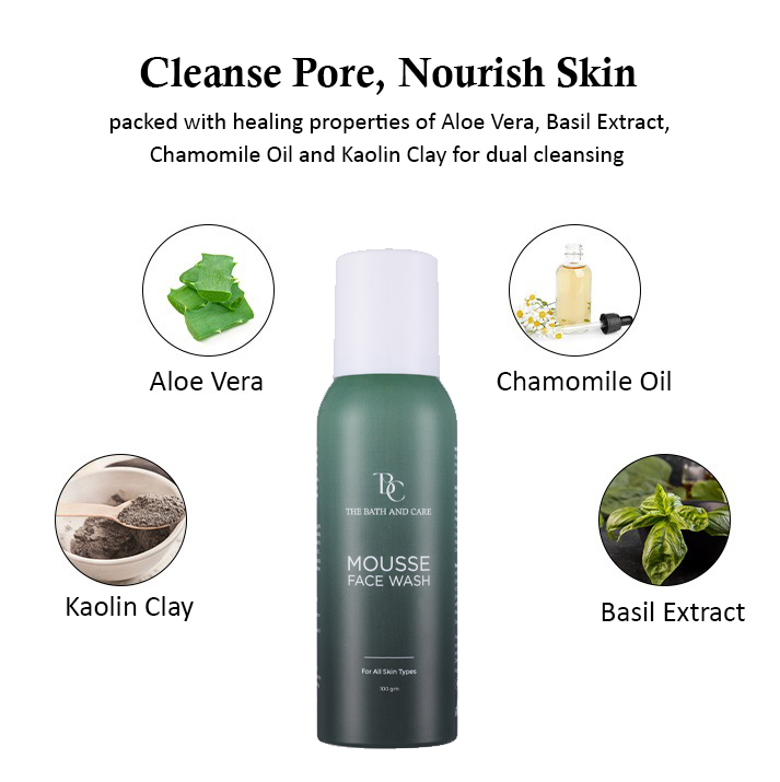 Mousse Face Wash The Bath and Care