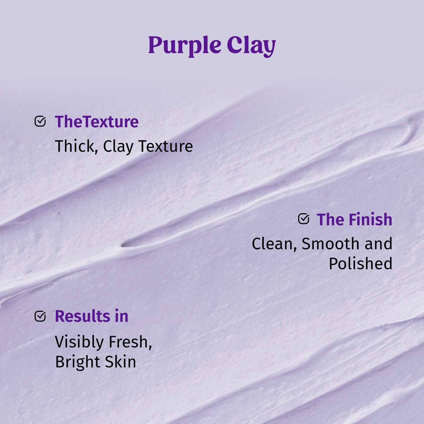 Purple Clay Mask - Anti Ageing Face Mask The Bath and Care