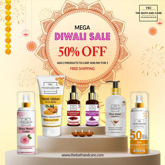 Diwali Offer: Experience Nature's Power with The Bath and Care's 50% Off Sale - The Bath and Care