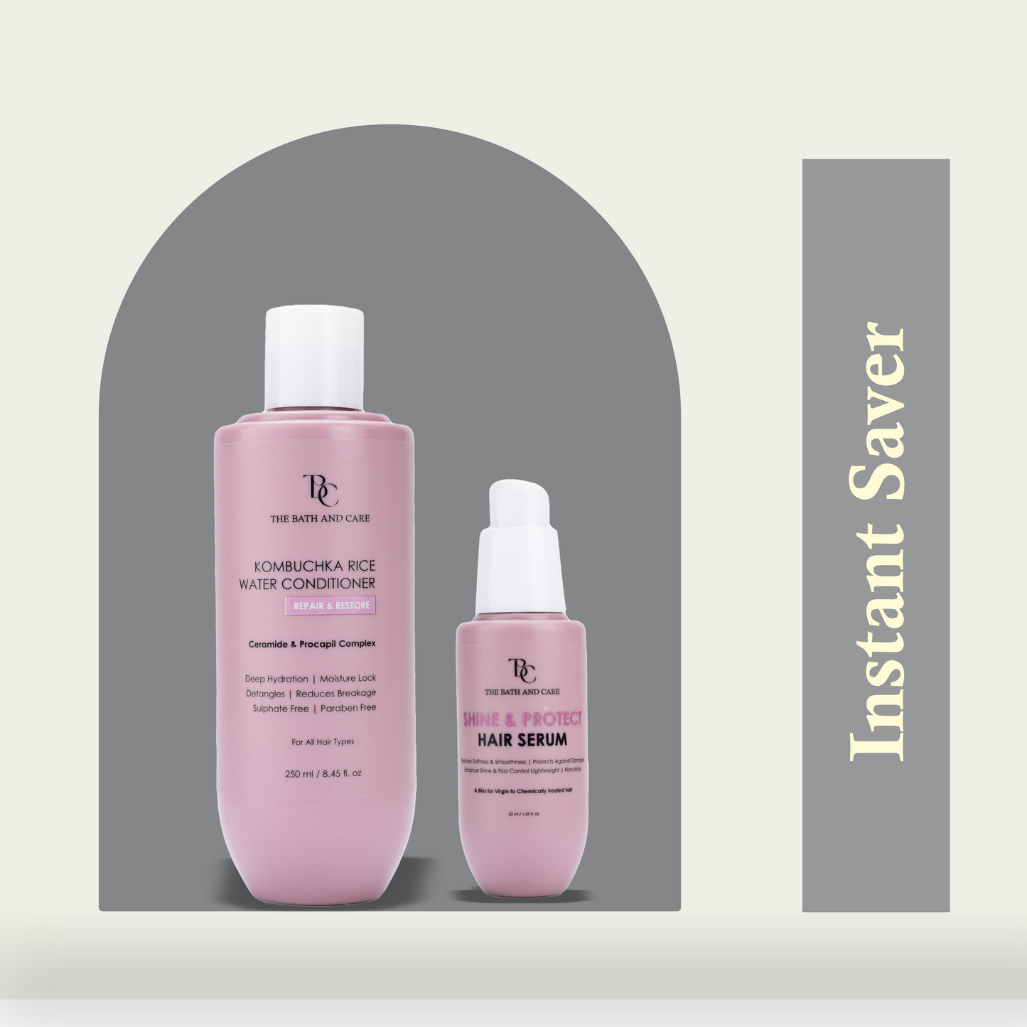 KOMBUCHKA RICE WATER REPAIR & RESTORE Hair Conditioner + Serum The Bath and Care