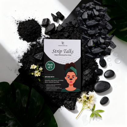 Deep Cleansing Charcoal Nose Strips - Nose Blackheads & Pores Remover - Strip Talks The Bath and Care