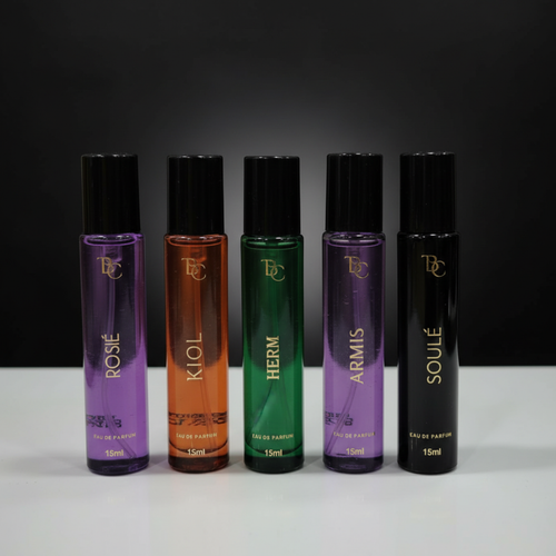 Pack of 5 Mini Perfumes The Bath and Care