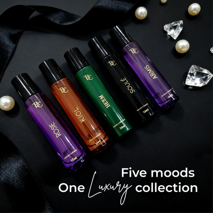 Pack of 5 Mini Perfumes The Bath and Care