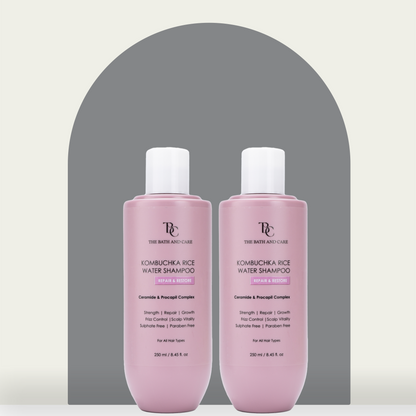 KOMBUCHKA RICE WATER SHAMPOO - REPAIR & RESTORE Pack Of 2 The Bath and Care