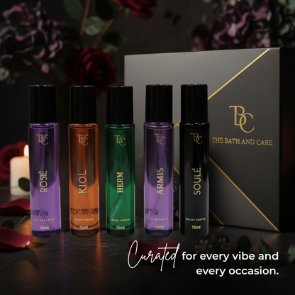 Pack of 5 Mini Perfumes The Bath and Care