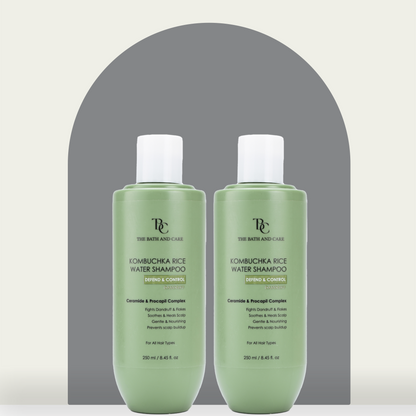 KOMBUCHKA RICE WATER SHAMPOO - DEFEND AND CONTROL Pack of 2 The Bath and Care
