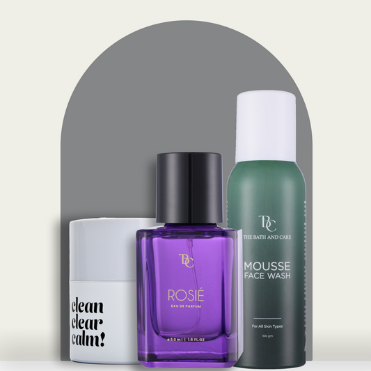 Makeup Remover Balm + Rosie Fragrance + Mousse Face Wash The Bath and Care