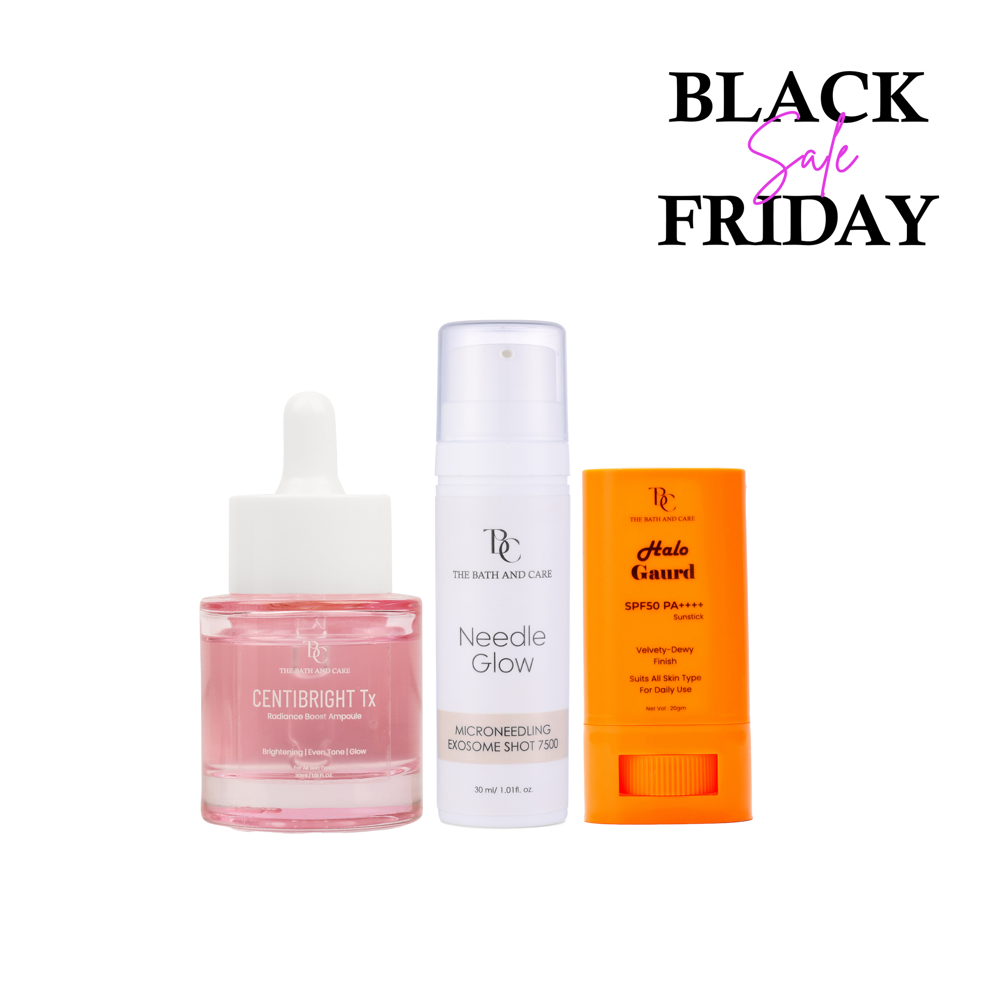 Needle glow + Centi Bright Ampoule + Sunstick (BFS) The Bath and Care