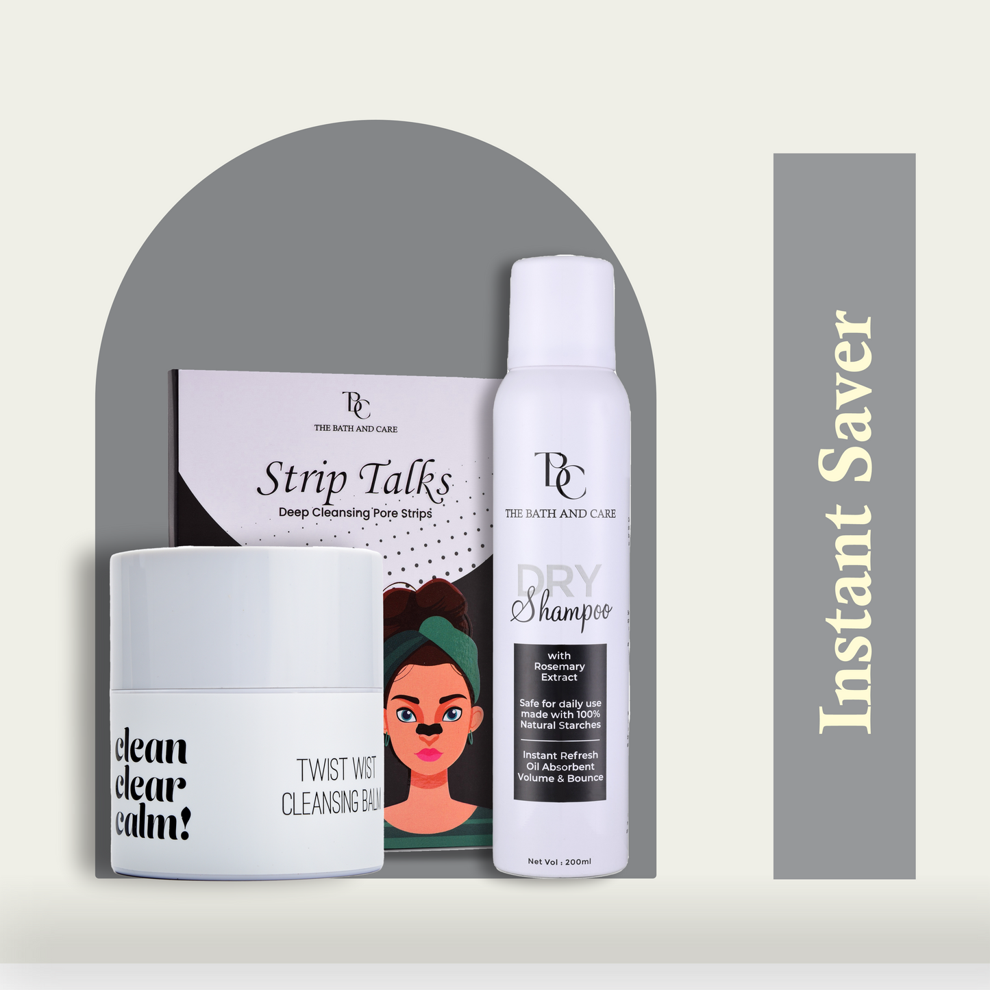 Makeup Remover Balm + Strip Talks + Dry Shampoo The Bath and Care