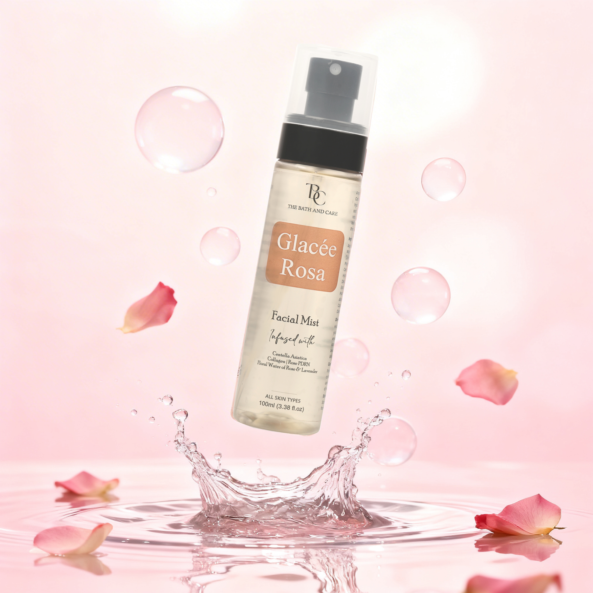 Glacee Rose - Facial Mist - Toner The Bath and Care
