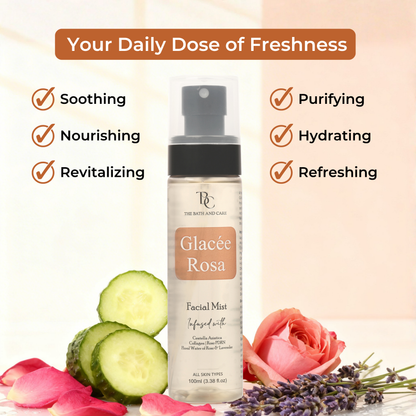 Glacee Rose - Facial Mist - Toner The Bath and Care