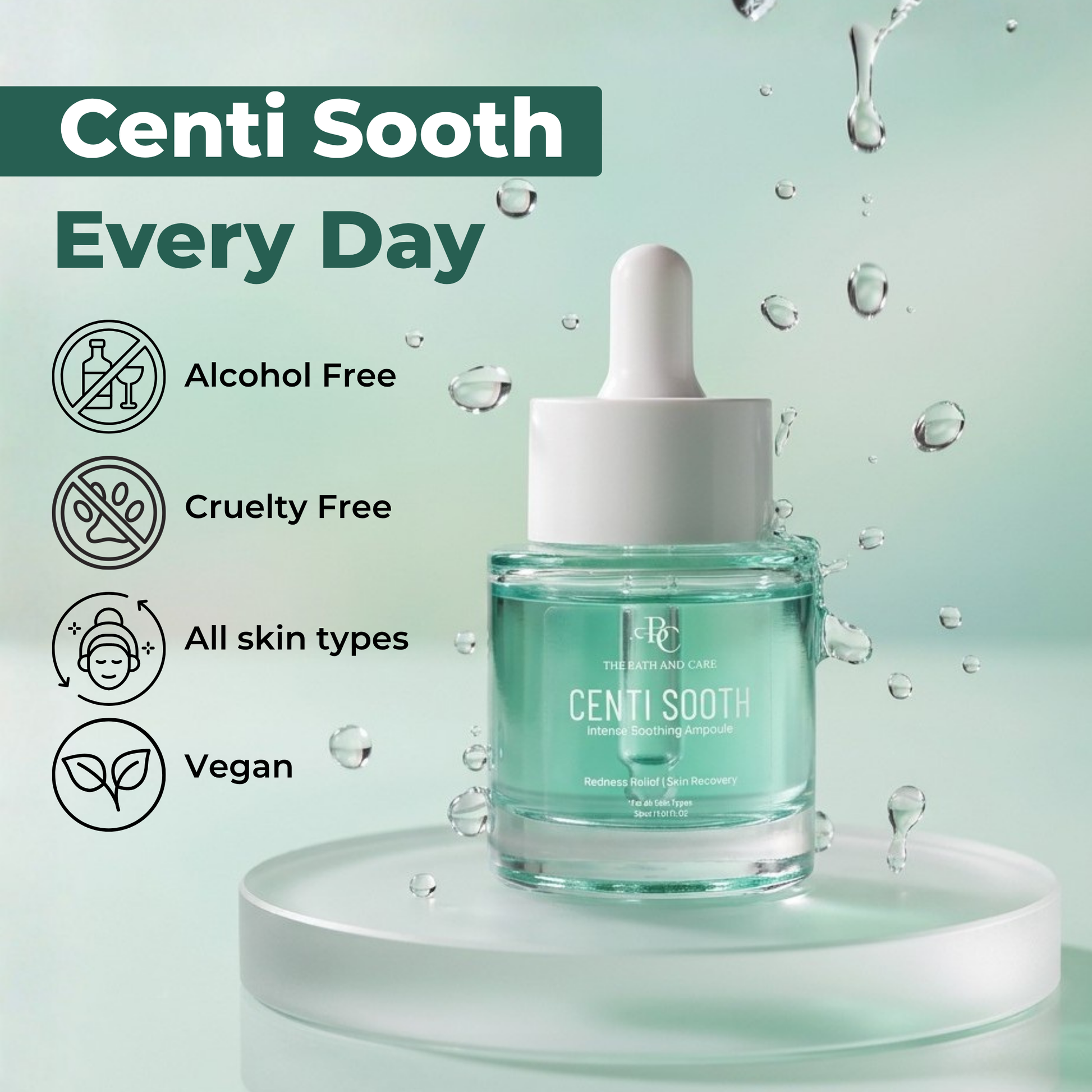 Centi Sooth - Intense Soothing Ampoule The Bath and Care