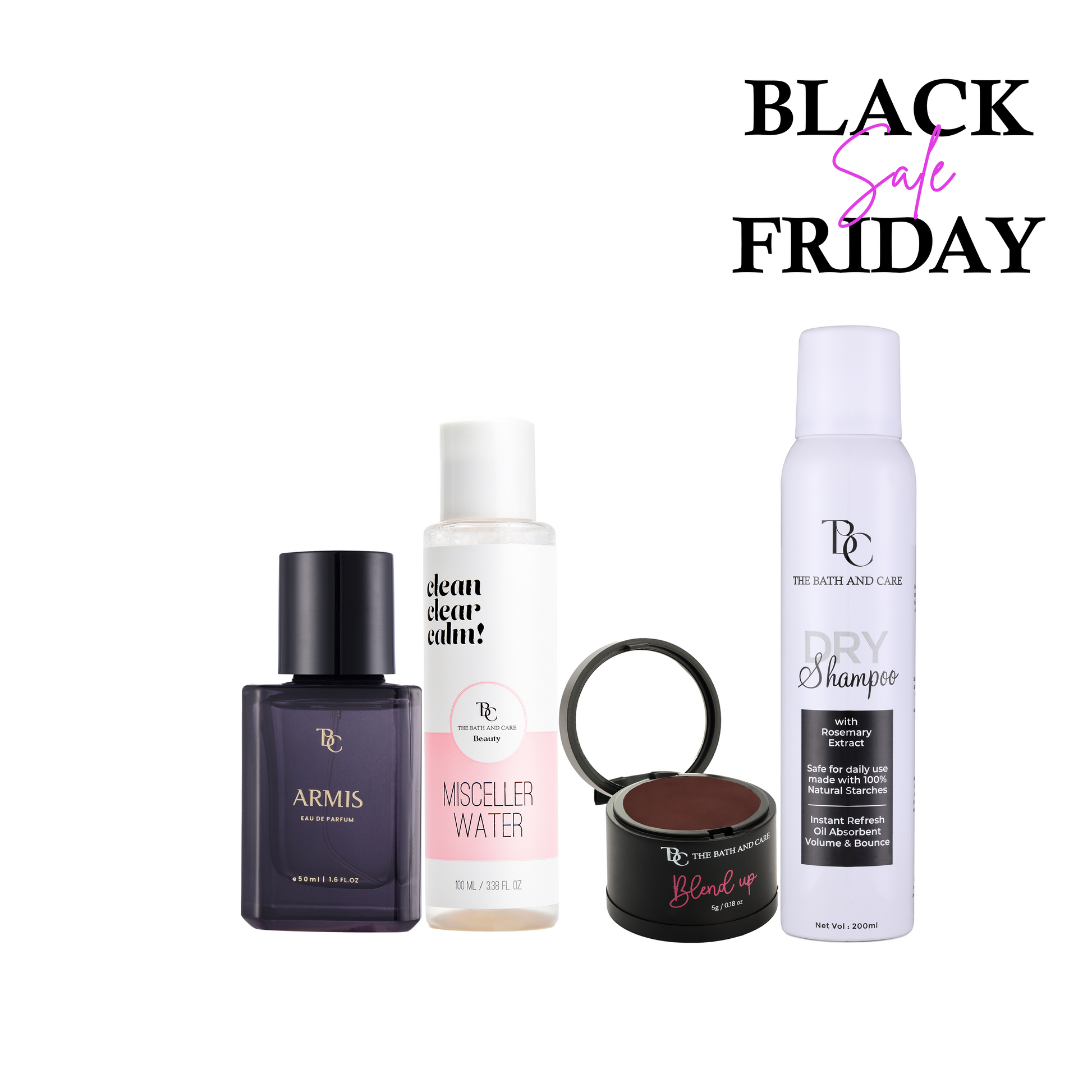 Dry shampoo + Brown Hair Mud + Micellar Water + Armis (BFS) The Bath and Care