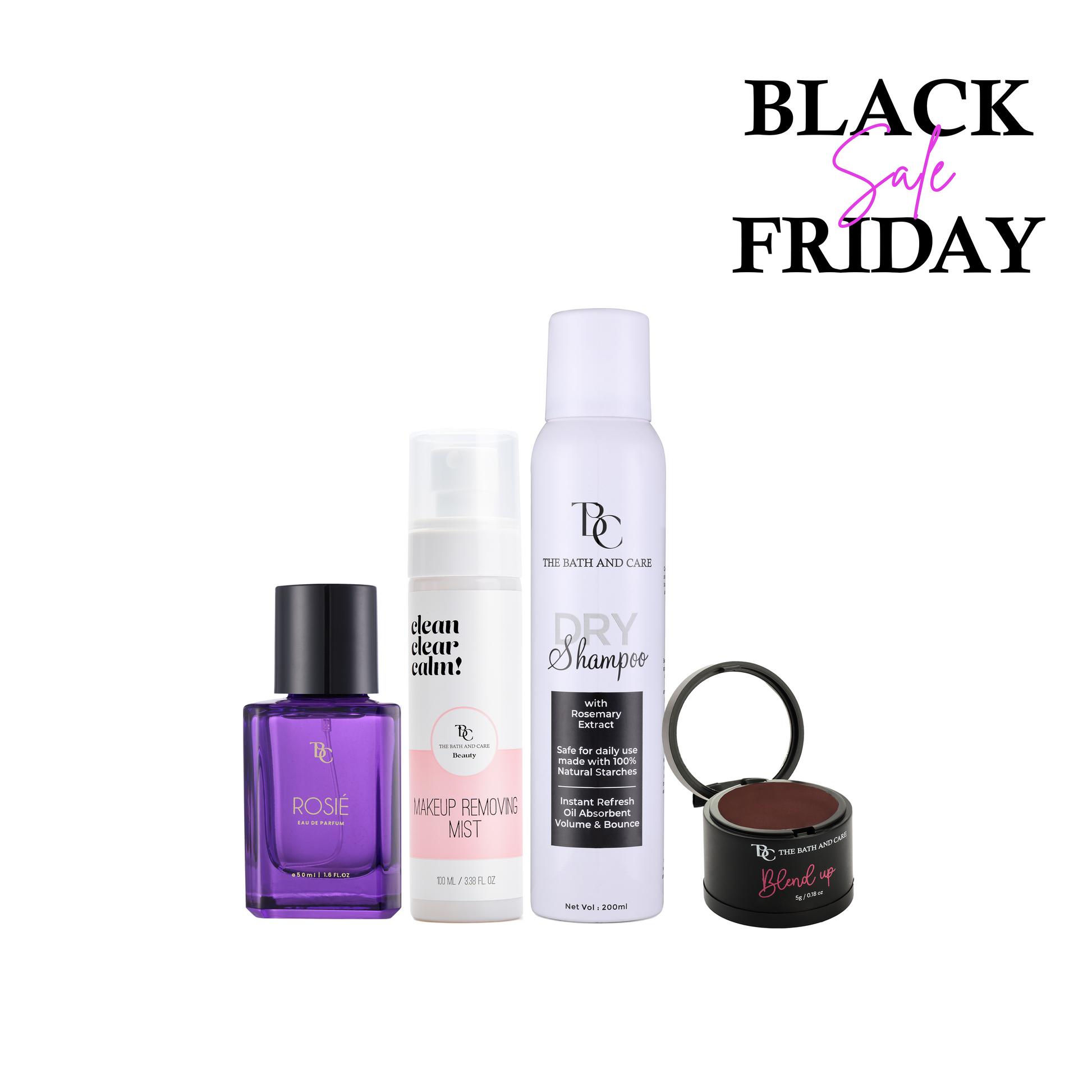 Dry shampoo + Brown Hair Mud + Makeup Removing Mist + Rosie (BFS) The Bath and Care