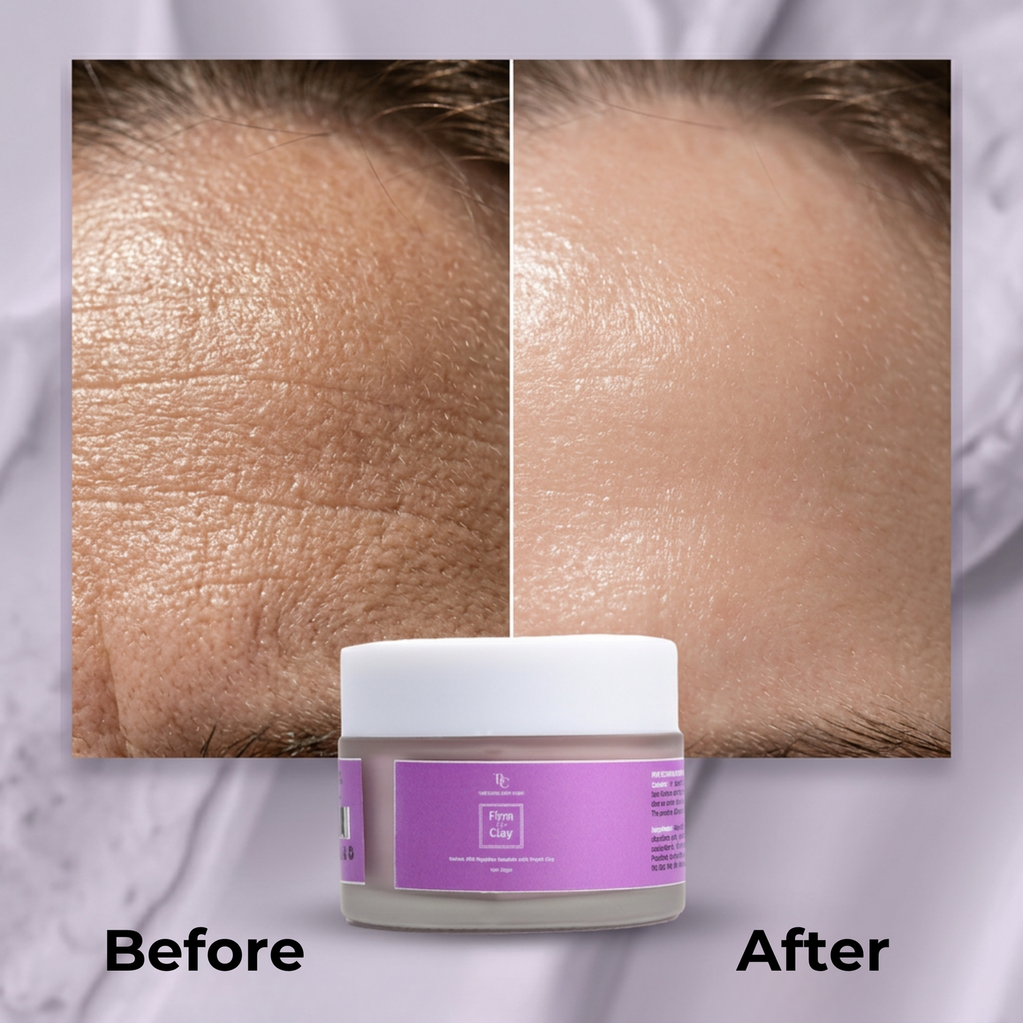 Firm Flex Clay -Purple Clay Facial Mask with Anti Ageing and Glowing Effect The Bath and Care