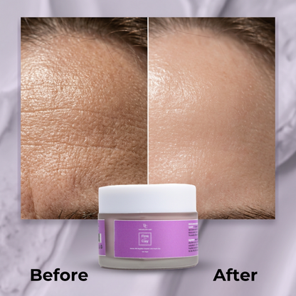 Firm Flex Clay -Purple Clay Facial Mask with Anti Ageing and Glowing Effect The Bath and Care