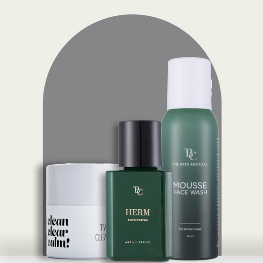 Makeup Remover Balm + Herm Fragrance + Mousse Face Wash The Bath and Care