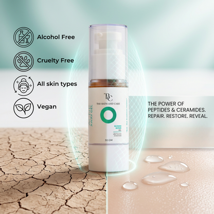 Acne Away Gel – Anti Acne Face Gel with Aloe Vera, Tea Tree, Clove Oil, Peptides & Ceramides The Bath and Care