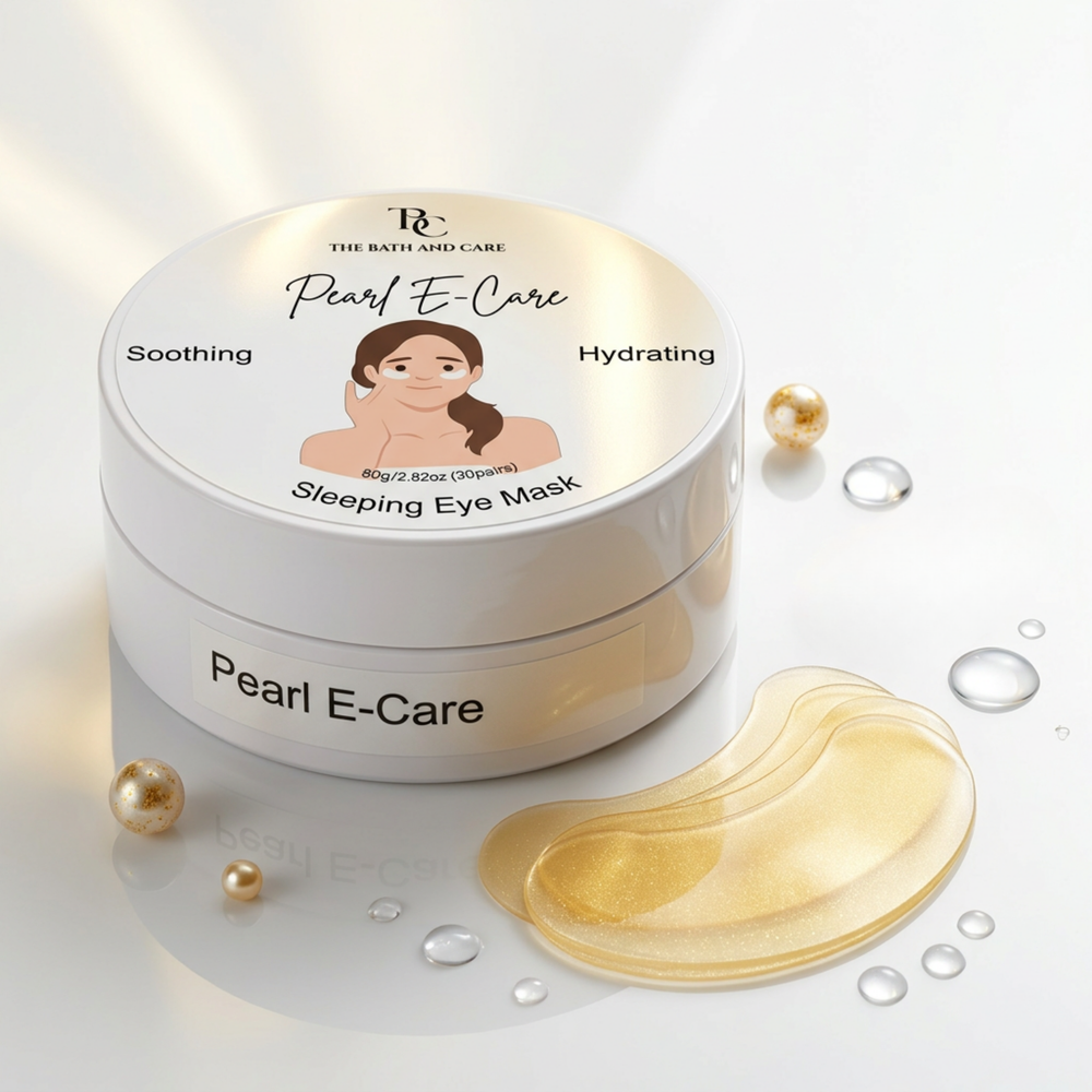 Gold E-Care Gel Eye Mask – Reduces Dark Circles, Puffiness, Fine Lines – Hydrating, Brightening The Bath and Care