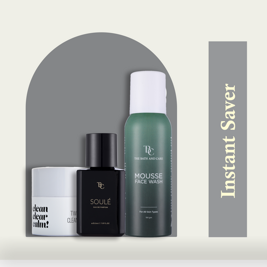 Makeup Remover Balm + Soule Fragrance + Mousse Face Wash The Bath and Care