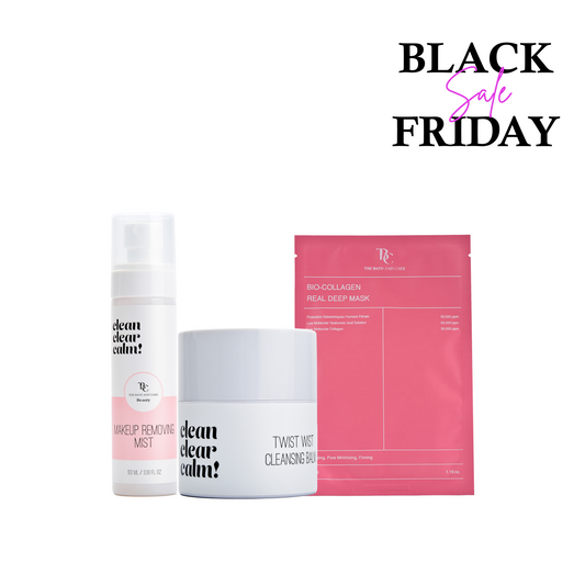 Makeup Remover Mist + Makeup Remover Balm + Collagen Sheet Mask (BFS) The Bath and Care