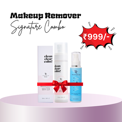 1 Makeup Remover Mist + 1 Micllear Water + 1 Best Seller @ 999/- The Bath and Care