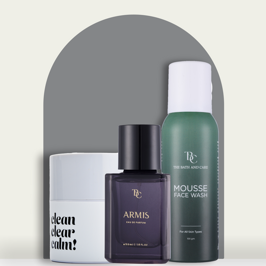 Makeup Remover Balm + Armis fragrance + Mousse Face Wash The Bath and Care
