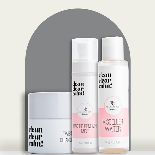 Makeup Removing Mist + Micellar Water + Makeup Remover Balm Combo The Bath and Care