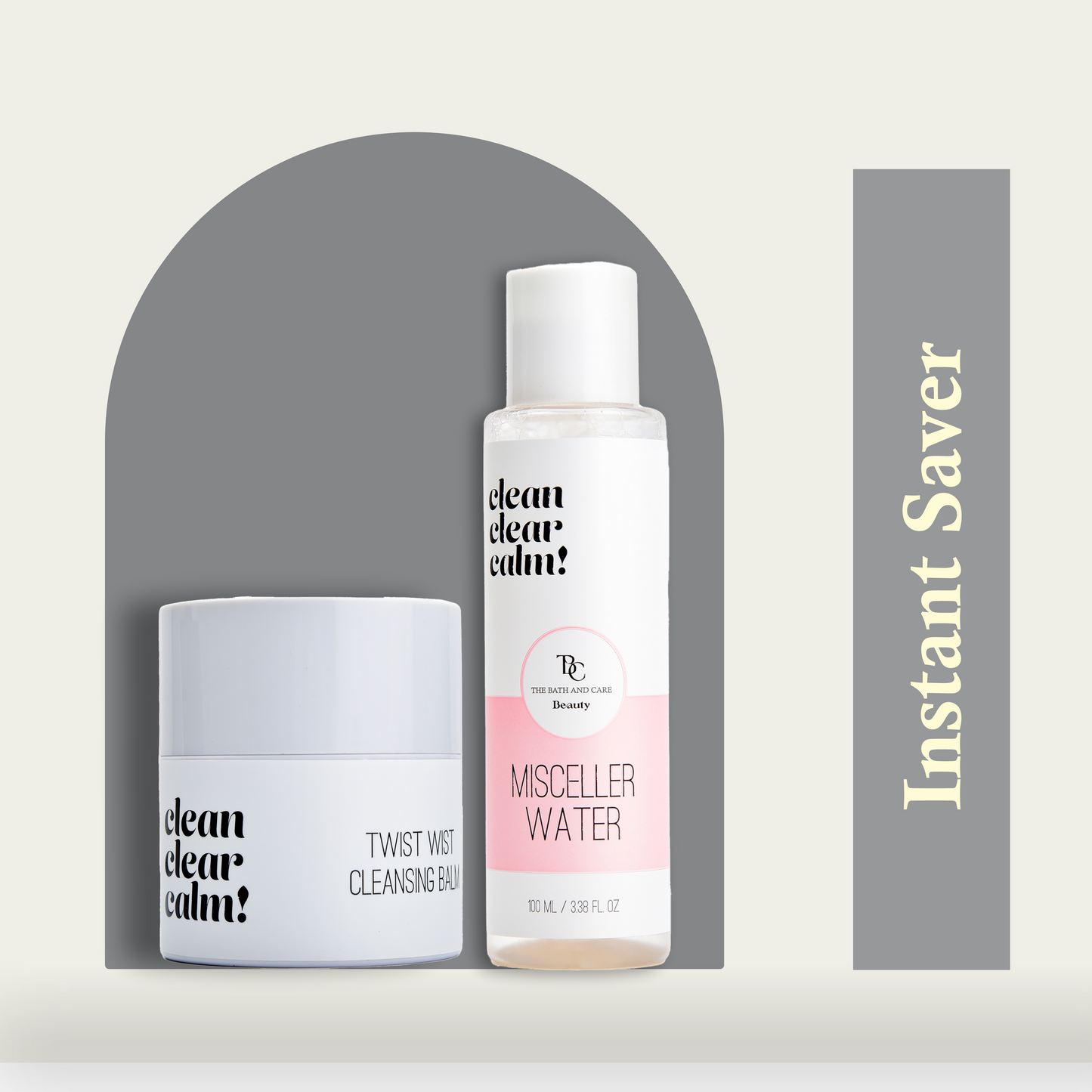 Makeup Remover Balm & Micellar Water Combo The Bath and Care