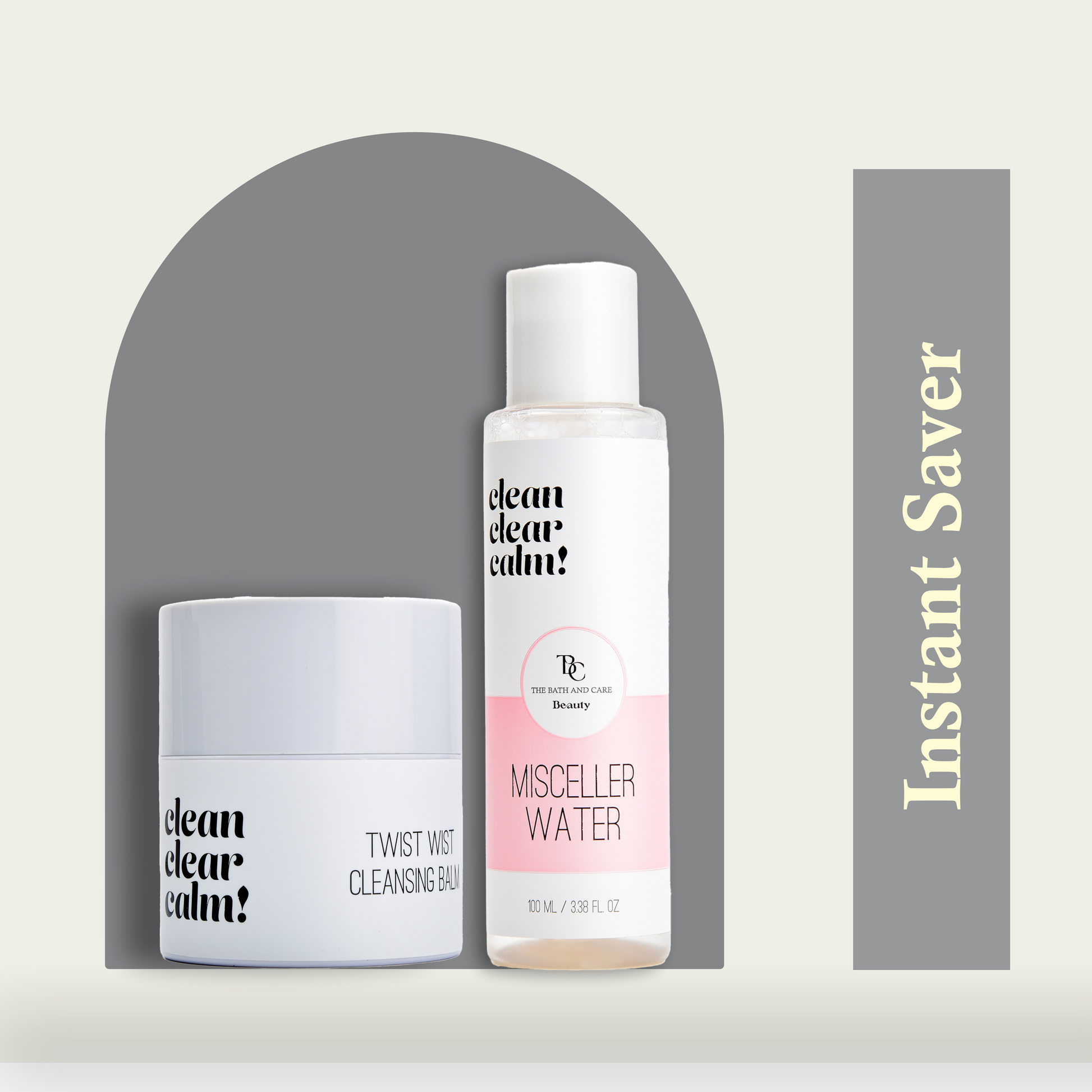 Makeup Remover Balm & Micellar Water Combo The Bath and Care