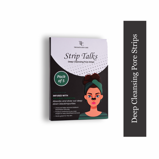 Deep Cleansing Charcoal Nose Strips - Nose Blackheads & Pores Remover - Strip Talks The Bath and Care