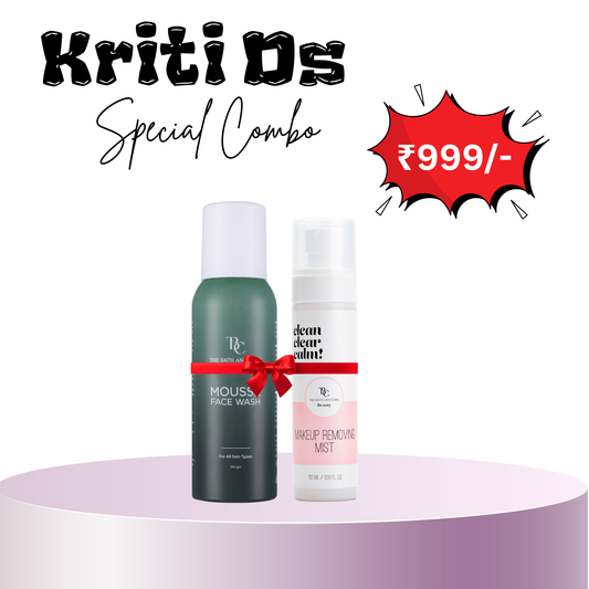 Mousse face wash + Makeup Remover Mist The Bath and Care