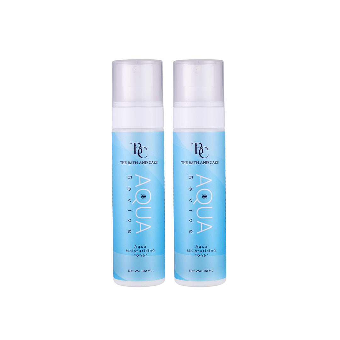 COMBO OF AQUA REVIVE - AQUA MOISTURISING TONER The Bath And Care