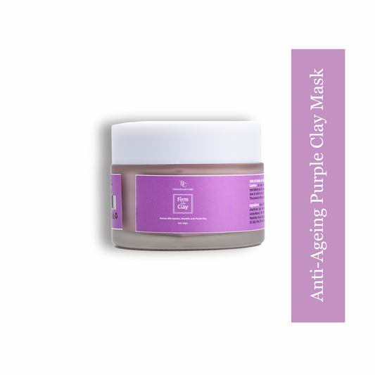 Firm Flex Clay -Purple Clay Facial Mask with Anti Ageing and Glowing Effect The Bath and Care