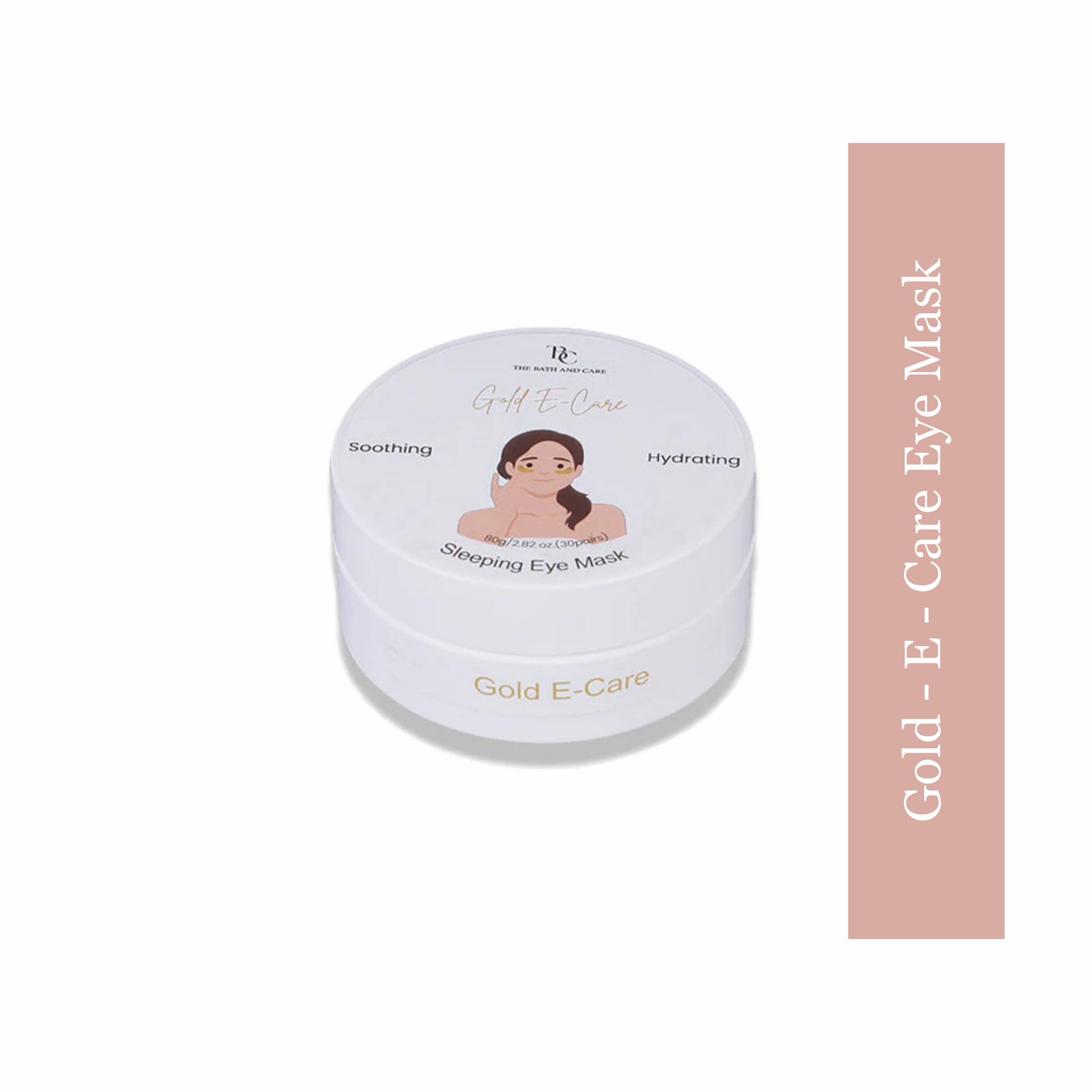 Gold E-Care Gel Eye Mask – Reduces Dark Circles, Puffiness, Fine Lines – Hydrating, Brightening The Bath and Care