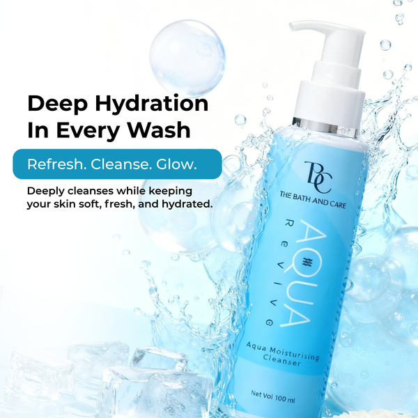 Moisturizing Face Wash & Cleanser With Hyaluronic Acid - Aqua Revive The Bath And Care