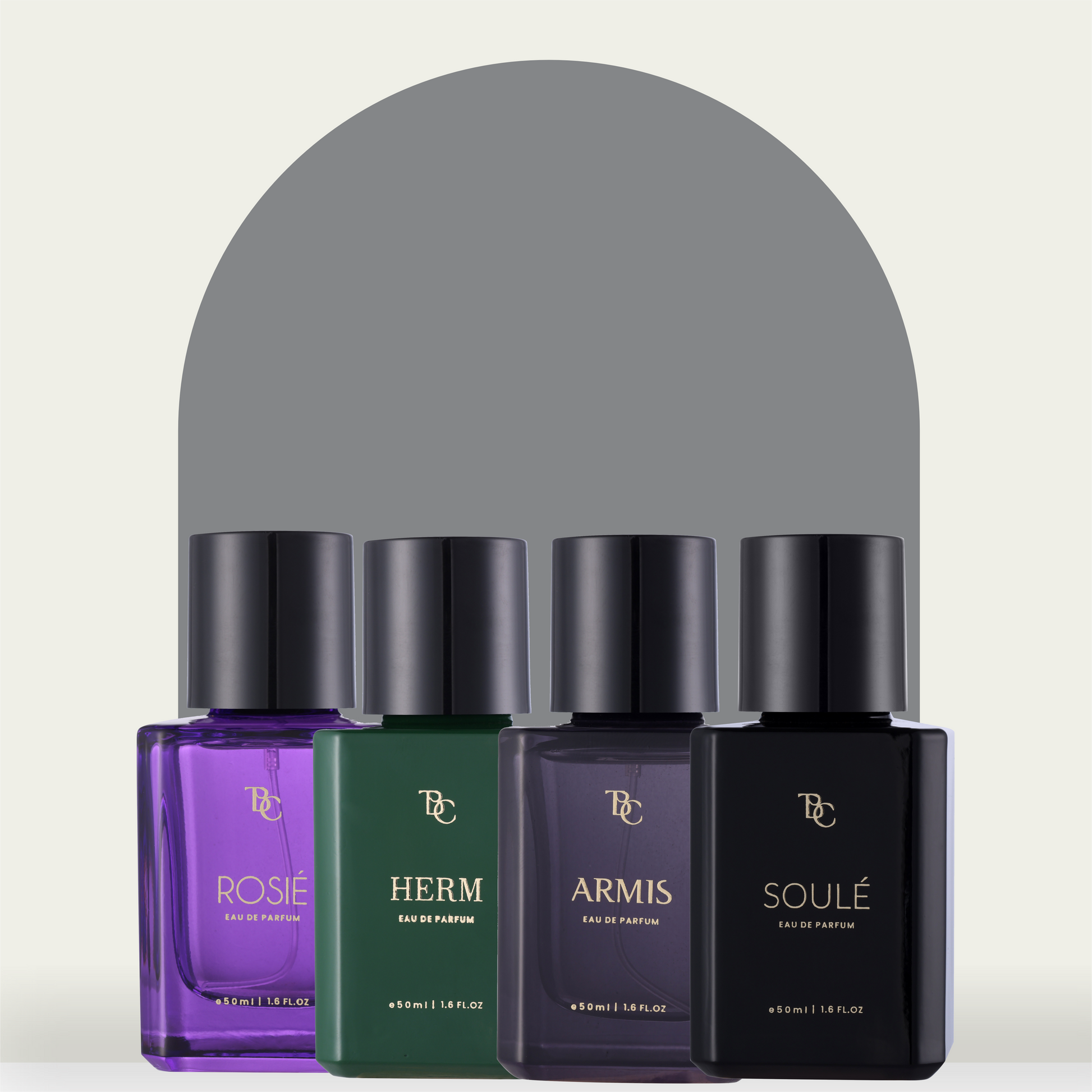 Pack Of 4 Perfumes (Rosié, Herm, Soulé, Armis) The Bath and Care