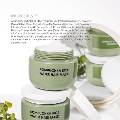KOMBUCHKA RICE WATER HAIR MASK - DEFEND AND CONTROL The Bath and Care