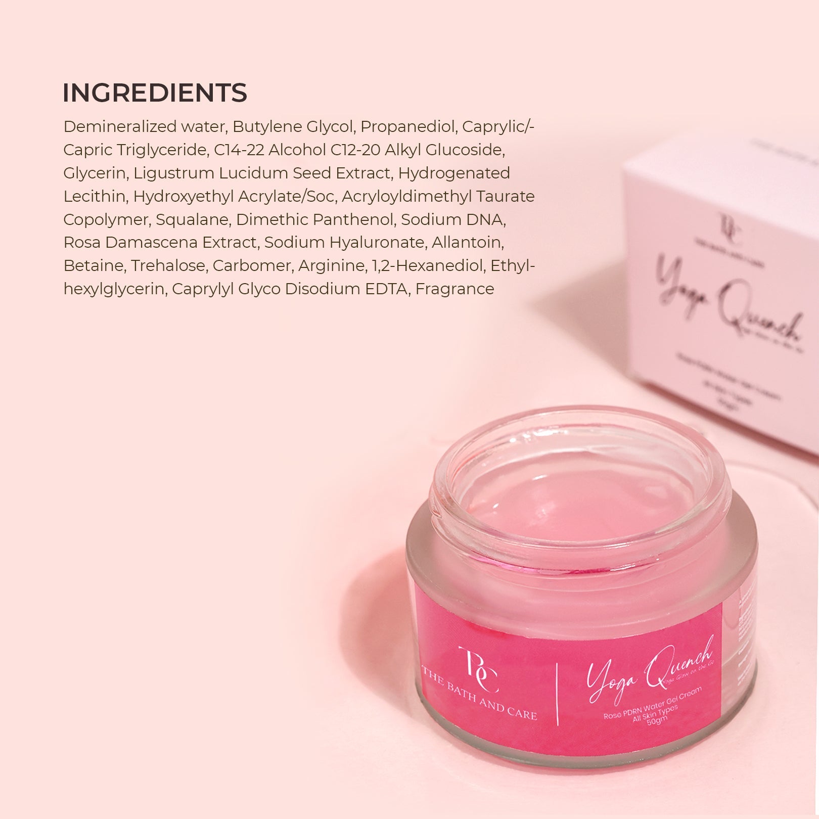 YOGA QUENCH – WATER CREAM - Moisturizer The Bath and Care