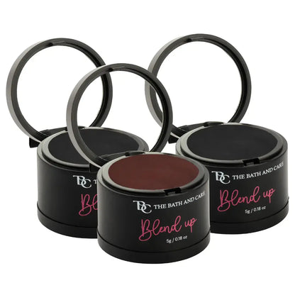 2 Black and 1 Brown Shade Blend Up - Hair Cover Up Powder The Bath and Care