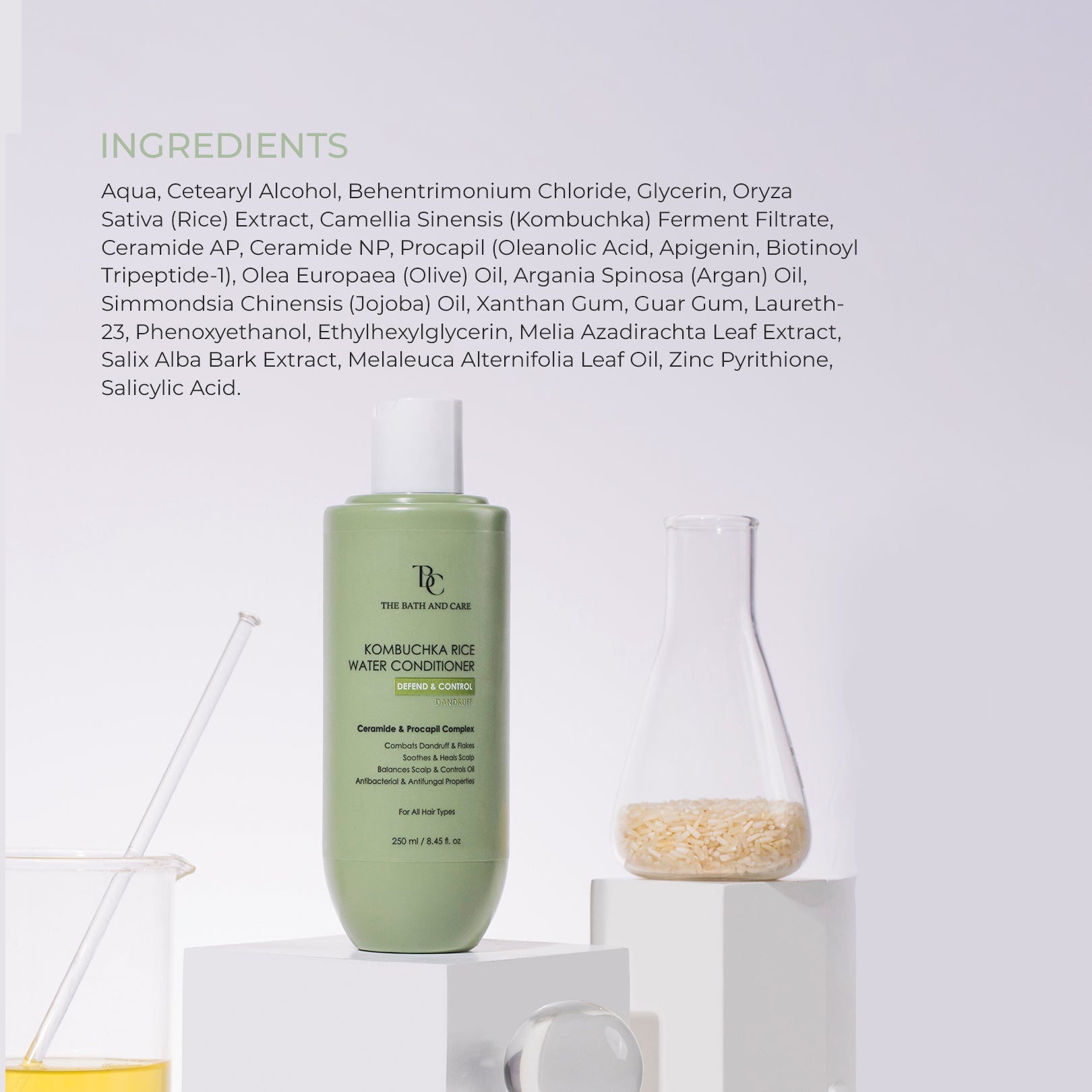 KOMBUCHKA RICE WATER CONDITIONER - DEFEND AND CONTROL The Bath and Care