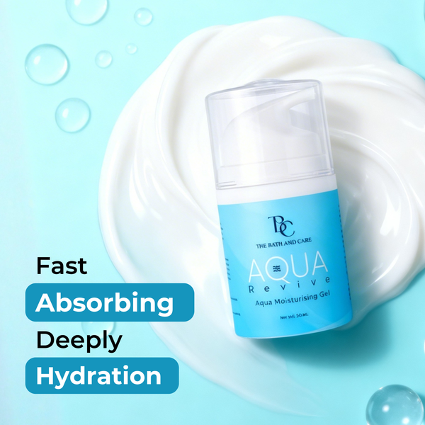 Hydrating Moisturizer Face Gel With Rice Water Extract - Aqua Revive The Bath And Care