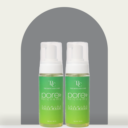 Combo of Pore Alchemy Pore Minimising & Oil Control Foaming Face Wash The Bath and Care