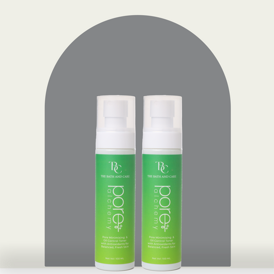 Combo of Pore Alchemy  PORE MINIMISING  & OIL CONTROL Toner with Antioxidants for Balanced, Fresh Skin The Bath and Care