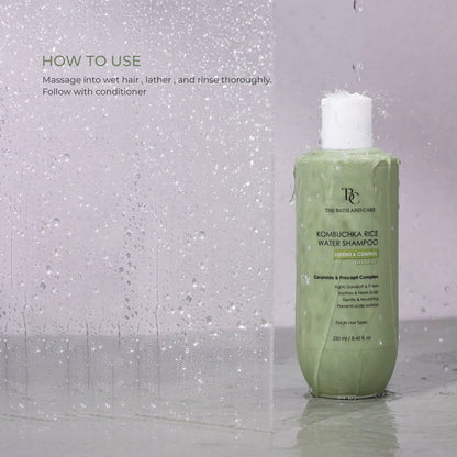 KOMBUCHKA RICE WATER SHAMPOO - DEFEND AND CONTROL The Bath and Care