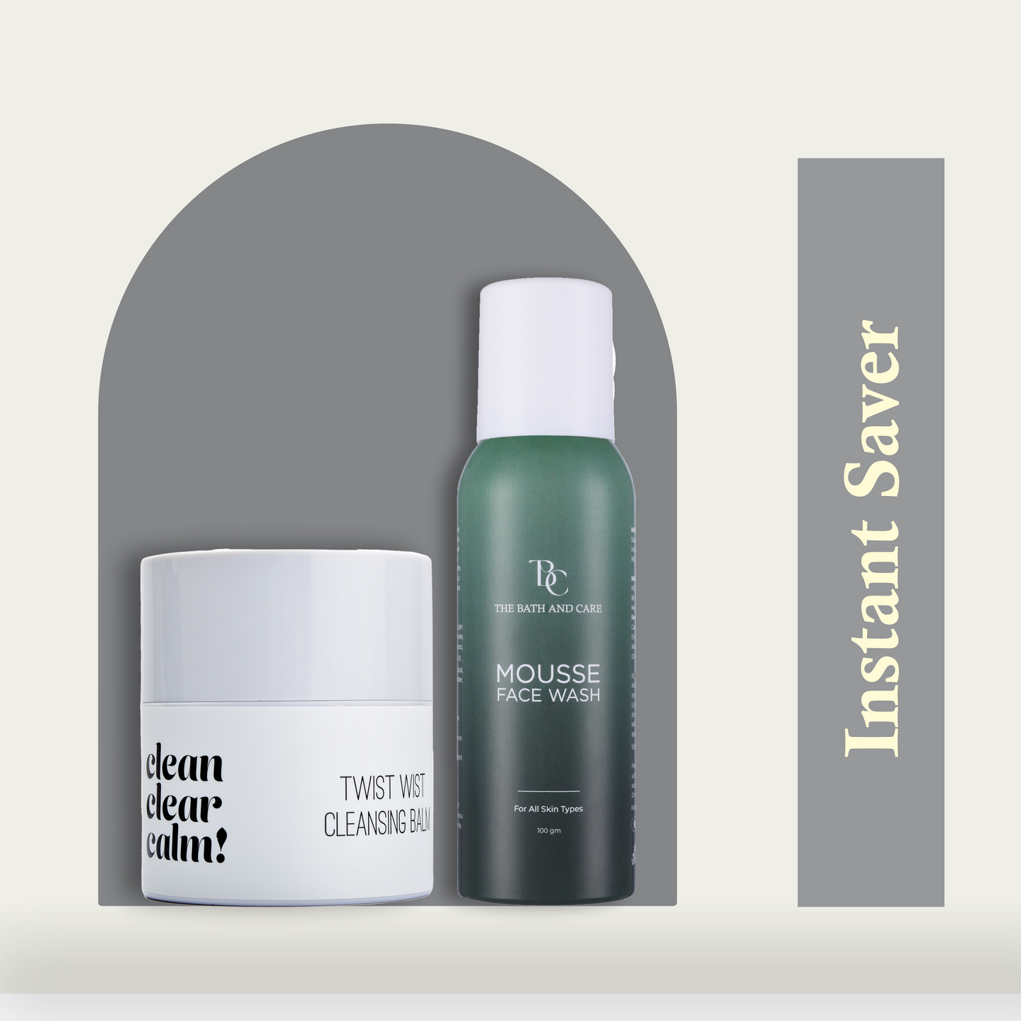 Makeup Remover Balm + Mousse Face Wash The Bath and Care