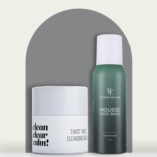 Makeup Remover Balm + Mousse Face Wash The Bath and Care