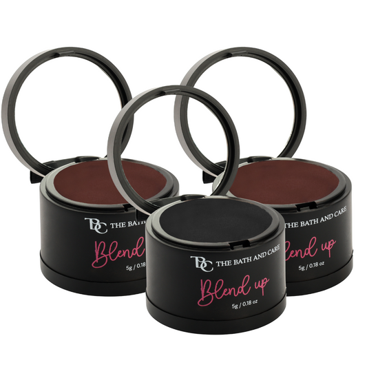 2 Brown and 1 Black Shade Blend Up - Hair Cover Up Powder The Bath and Care